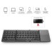 B033 Foldable Bluetooth Keyboard with Touchpad (black)